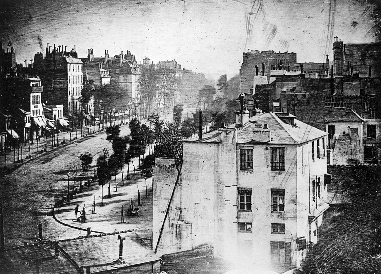 Boulevard du Temple - Daguerre 1839